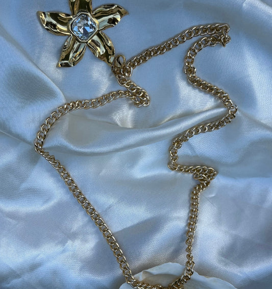 שרשרת חגורה פרח