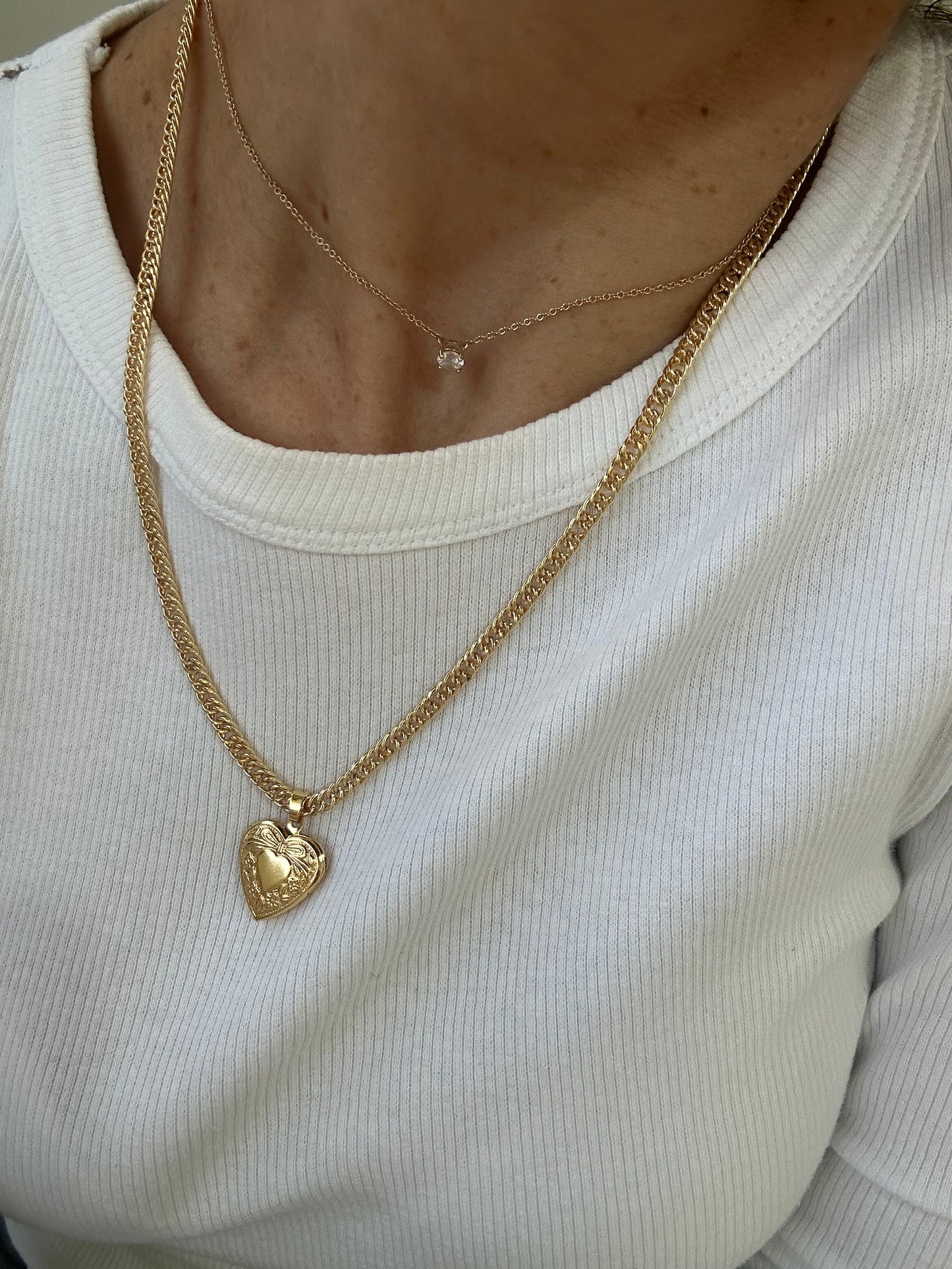 Gold heart