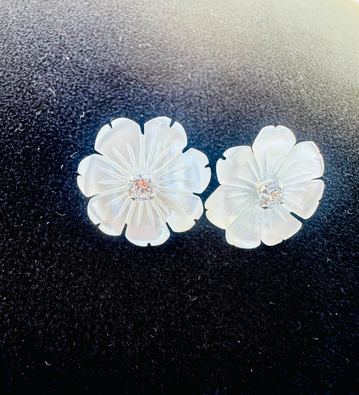 עגילי flowers